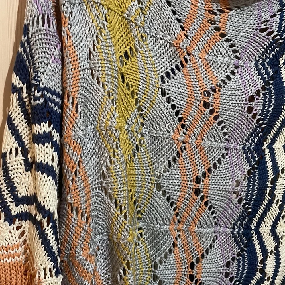 Easel Multicolor Knit Women's Sweater - Picture 2 of 5